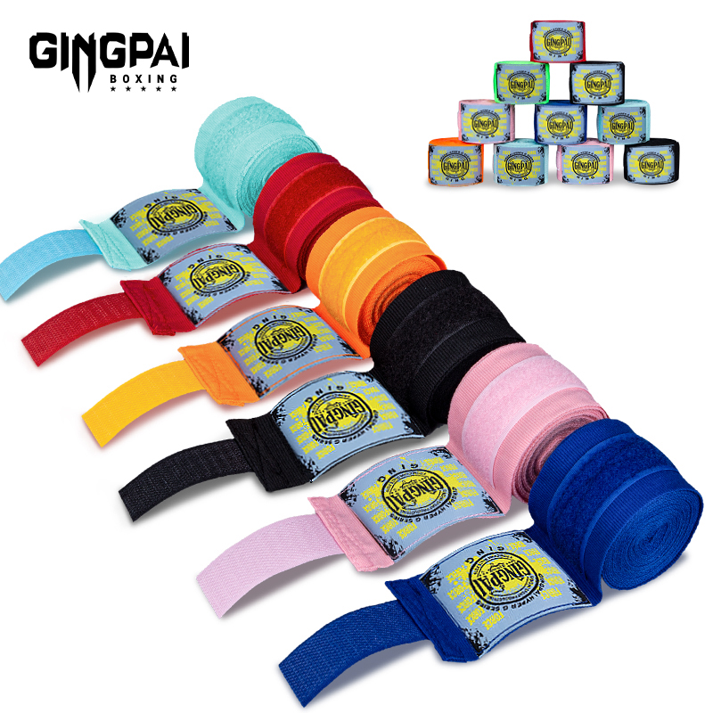Boxing Glove Set - 1 par 1.5/3/5m algodão boxe bandagem