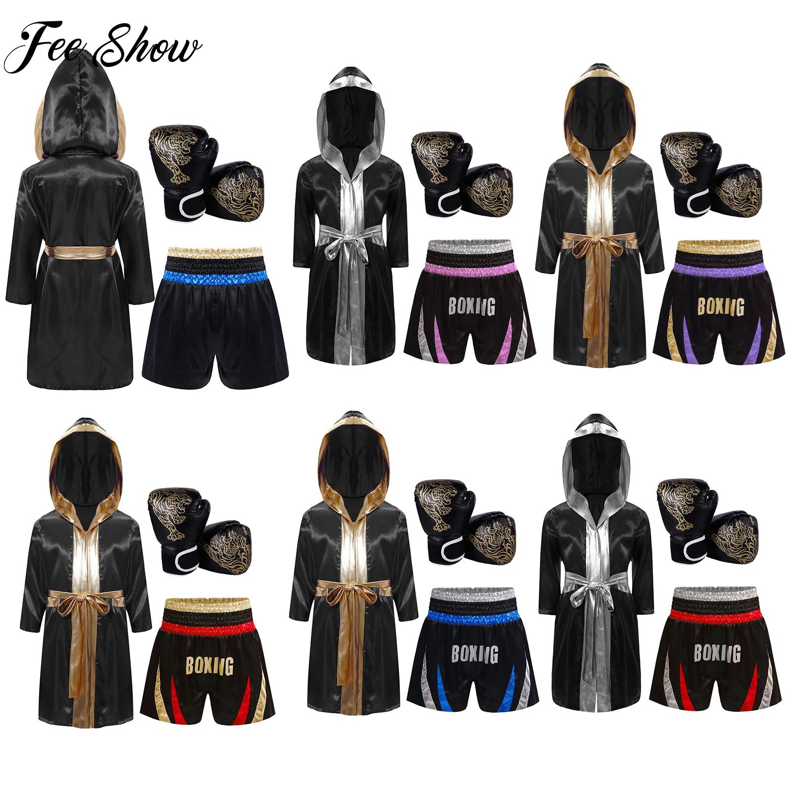 Boxing Glove Set - Robe de boxe infantil, meninos e