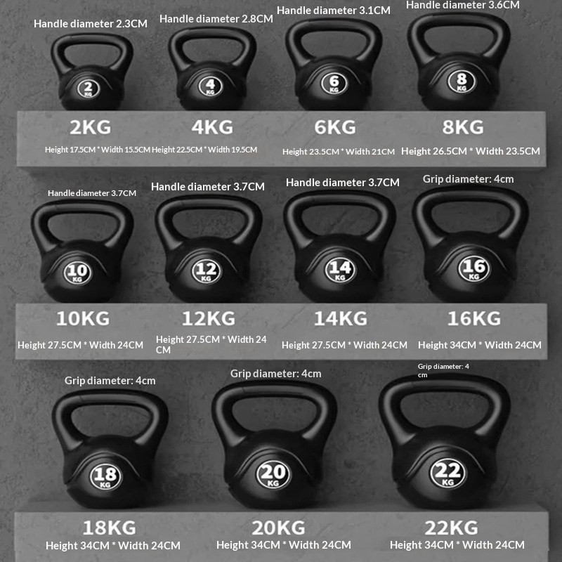 Sports Equipment Names - 2026 Novo Kettlebell Ajustável de 8kg