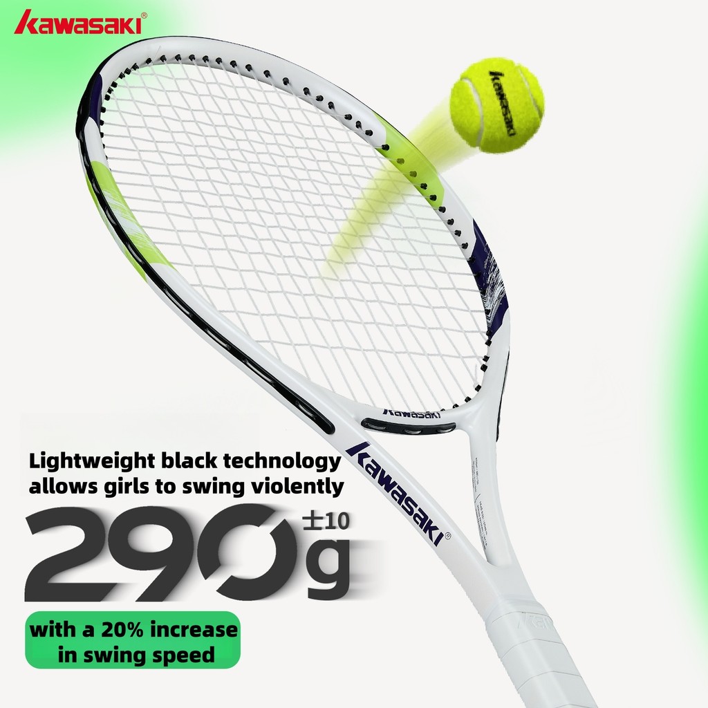 Badminton Racket Carbon - Kawasaki conjunto de raquetes de tênis