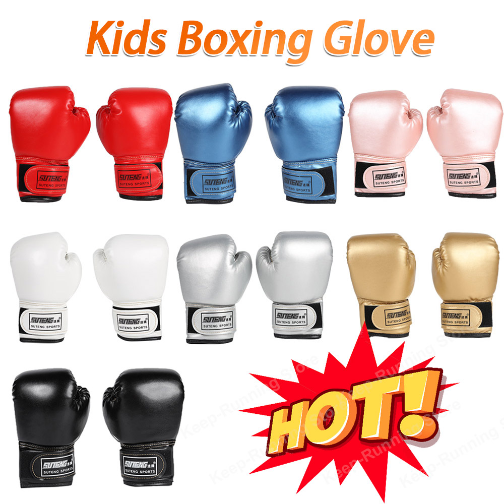 Boxing Glove Set - Crianças luvas de boxe júnior luvas