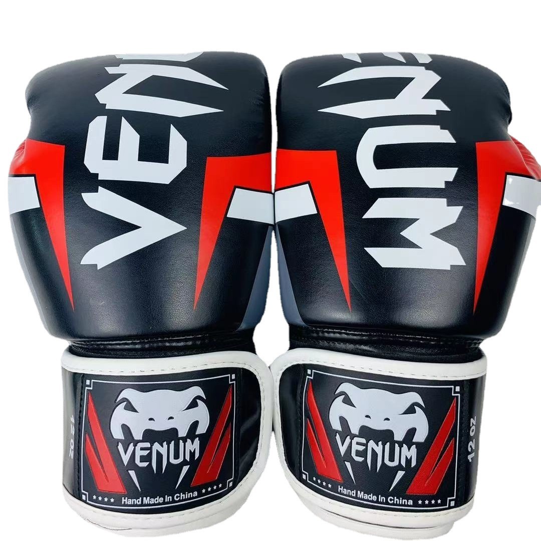 Boxing Glove Set - Luvas de Kickboxing em Couro PU,