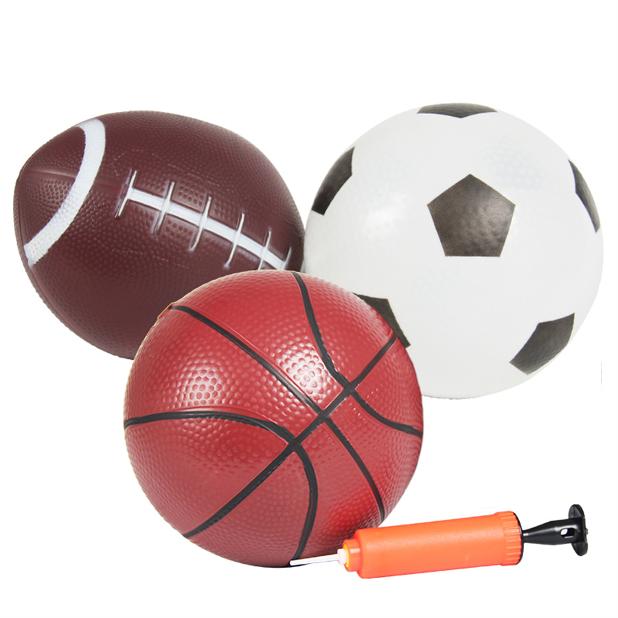Rugby Training Ball - 【Conjunto de três peças】Basquete + Futebol