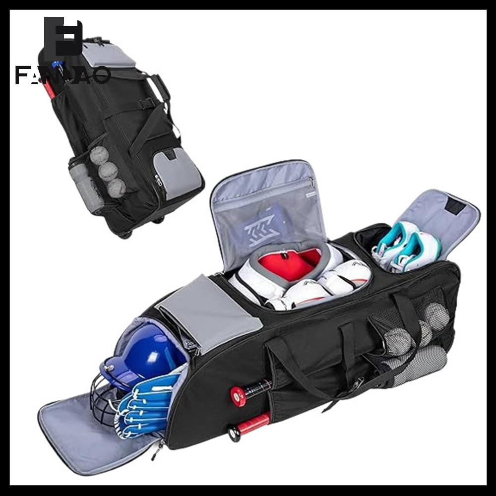 Sports Equipment Bag With Wheels - Bolsa Tática para Beisebol de Grande