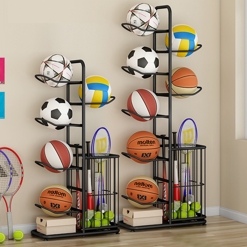 Sports Equipment Types - Suporte para Armazenamento de Bolas Esportivas,