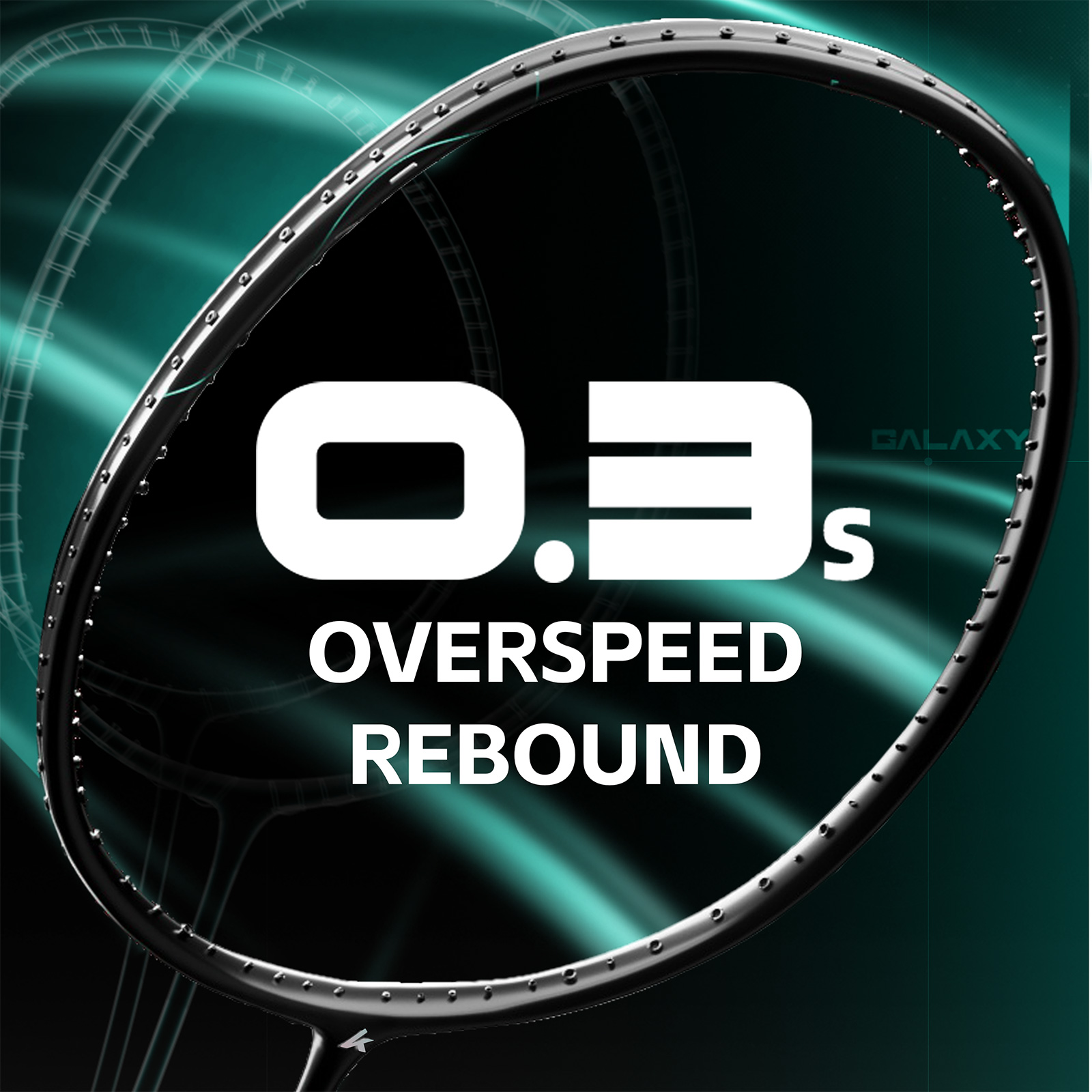 Badminton Racket Carbon - Raquete de badminton Kawasaki TRAVERSE·GALAXY 2025