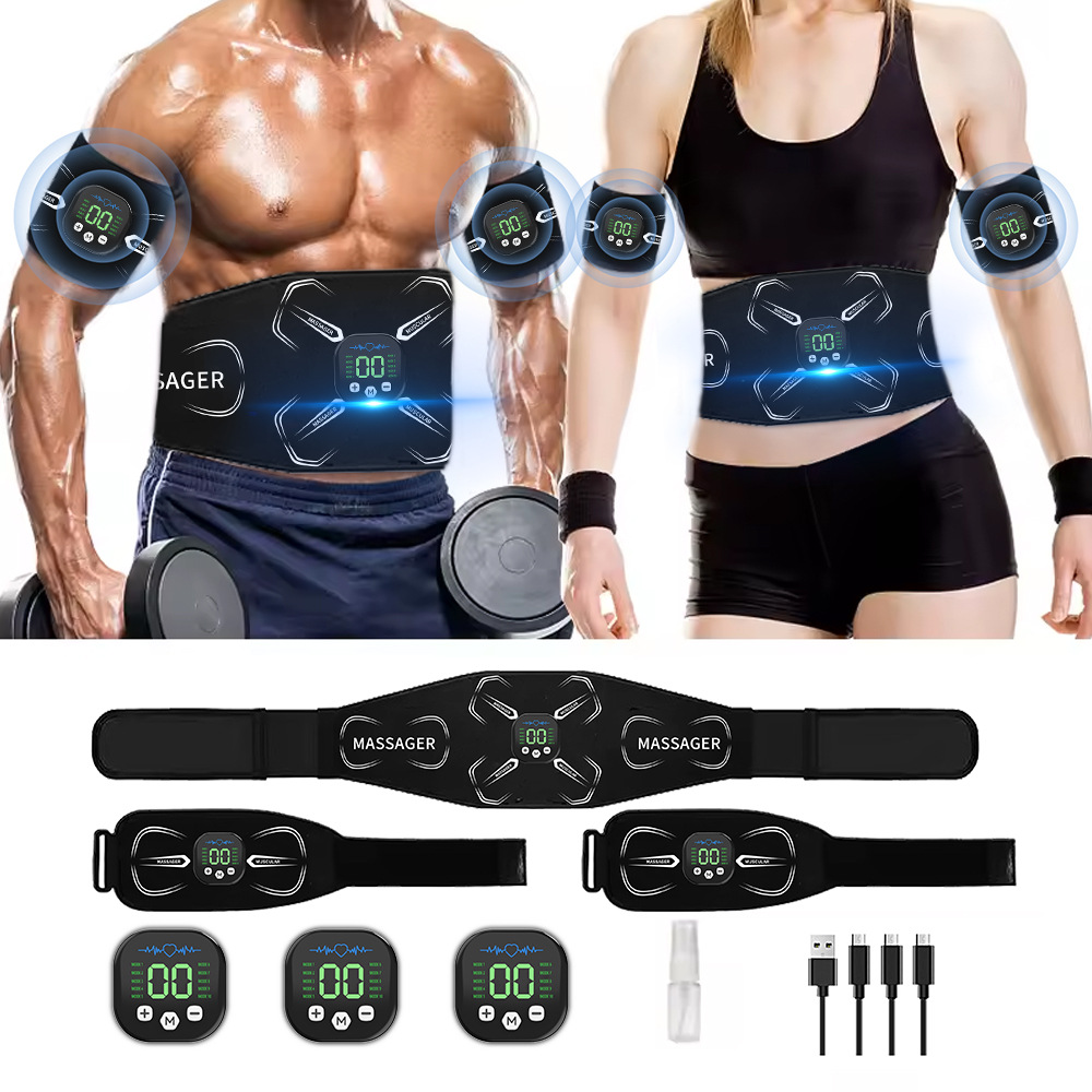Sports Equipment Names - Estimulador Muscular EMS, Treinador Abdominal, Tonificador