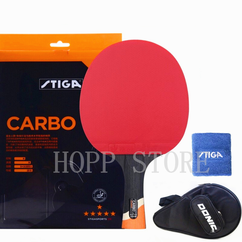 Badminton Racket Carbon - STIGA-Raquetes De Tênis De Mesa Profissional,