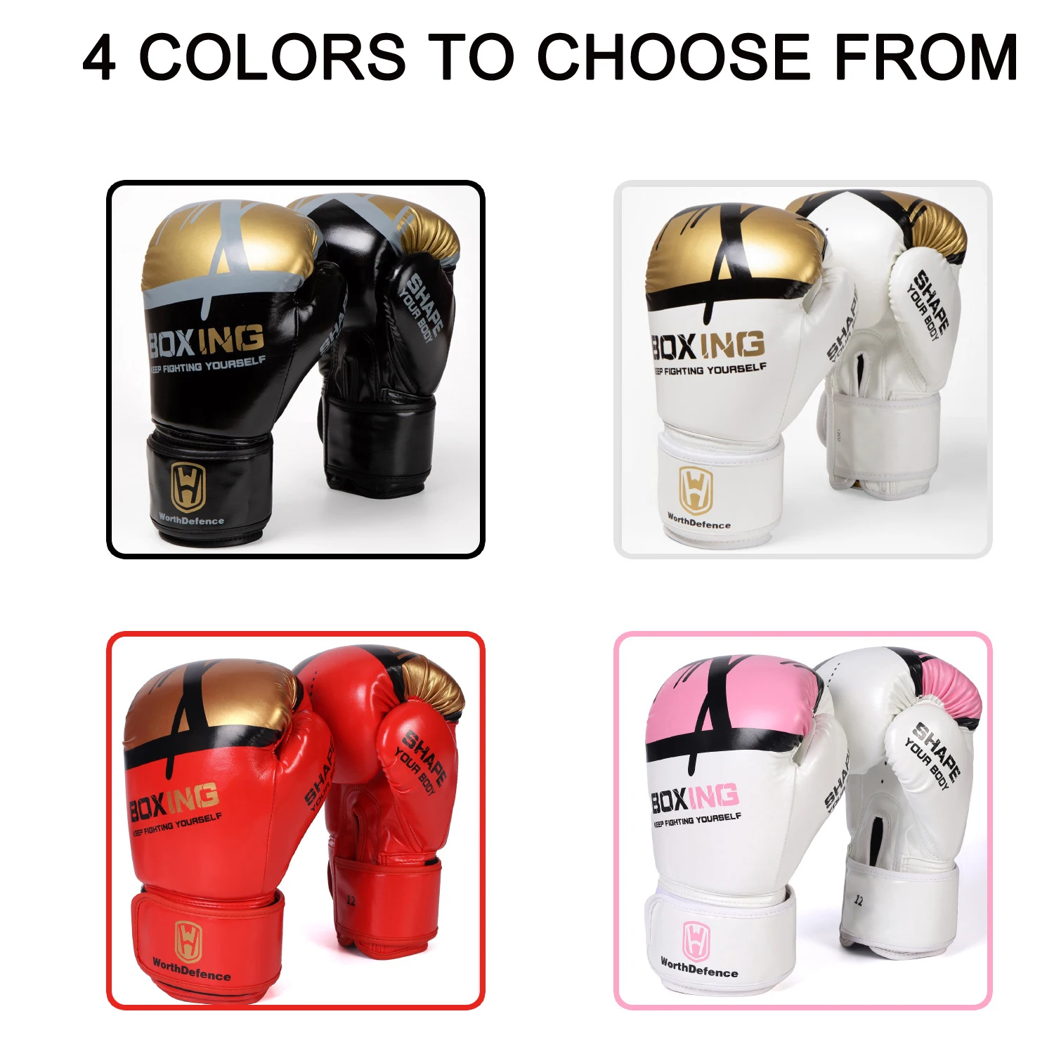 WOSWEIR-luvas de boxe unissex  - Boxing Glove Set avaliação e preço