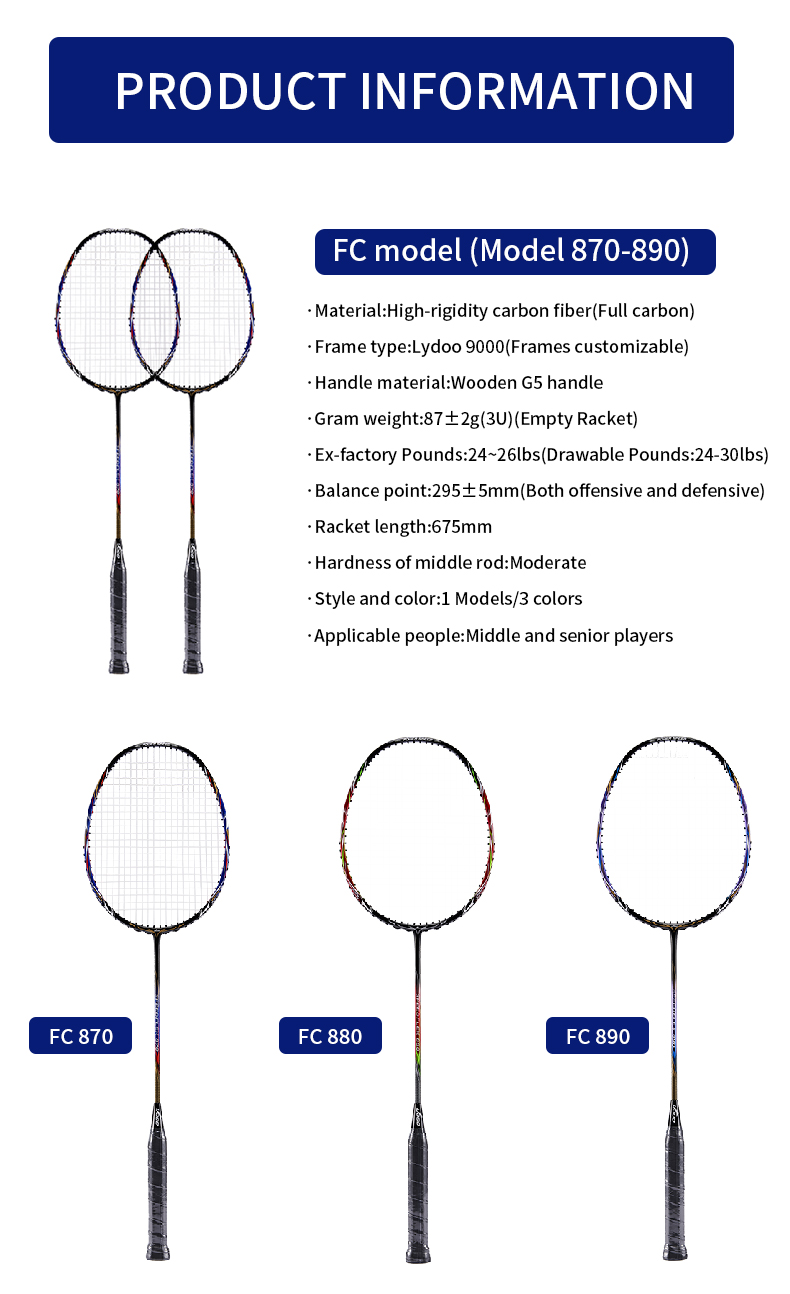 Raquete de badminton G5 grip e - Badminton Racket Carbon avaliação e preço