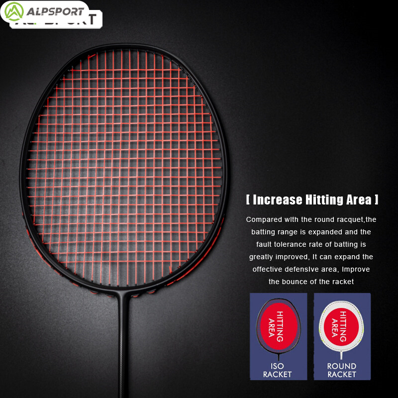 ALPSPORT XHP 2Pcs 6U 72g G4 T8 - Badminton Racket Carbon avaliação e preço
