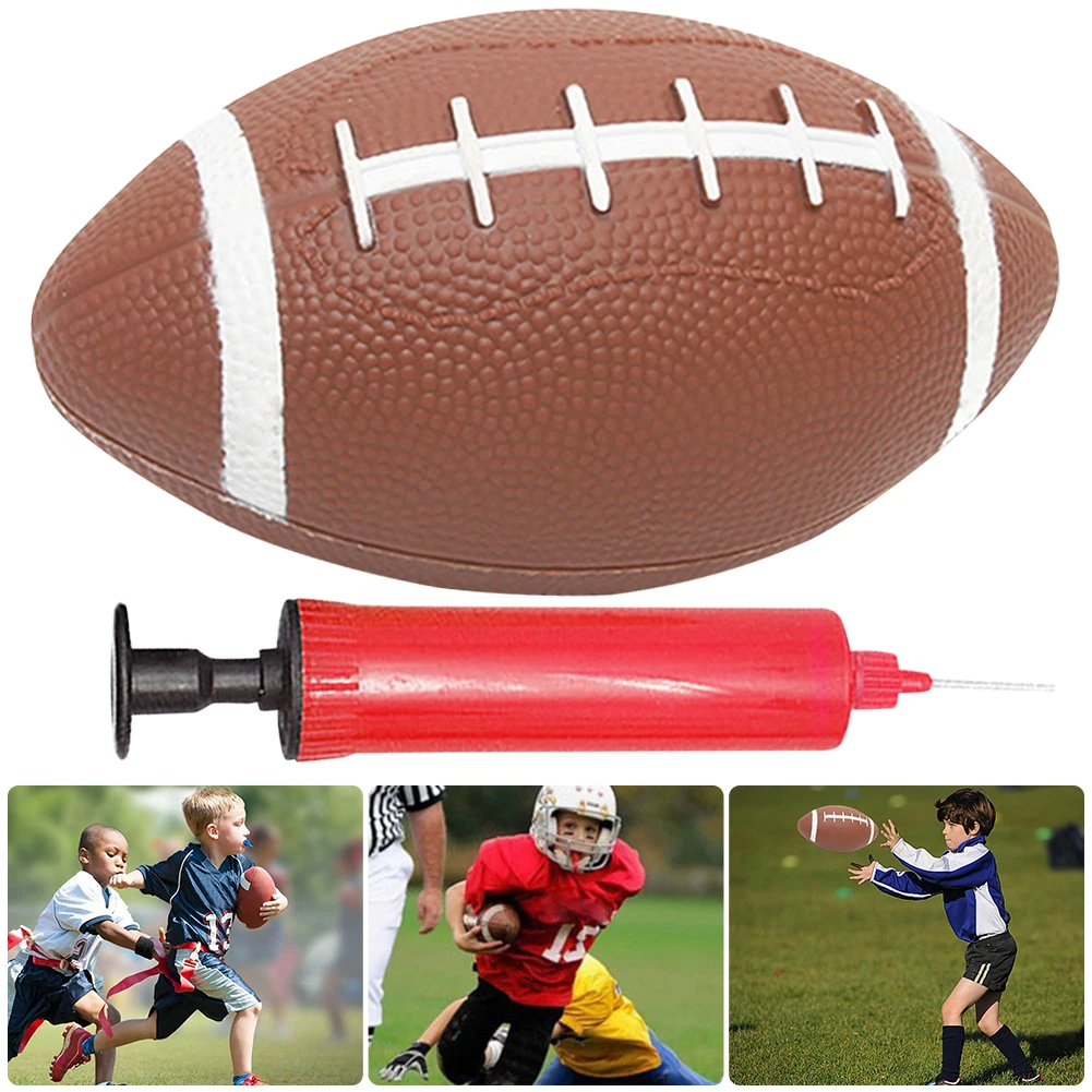 Bola inflável de futebol ameri - Rugby Training Ball avaliação e preço