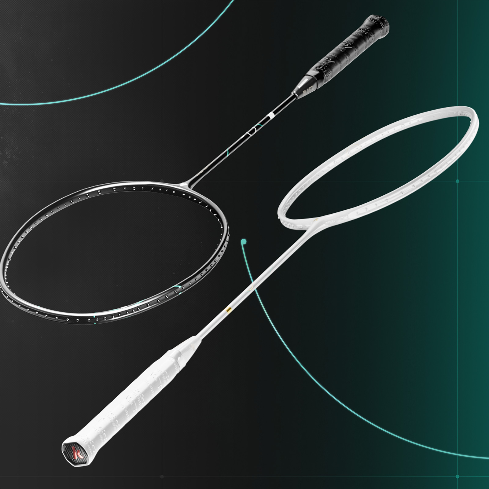 Raquete de badminton Kawasaki  - Badminton Racket Carbon avaliação e preço